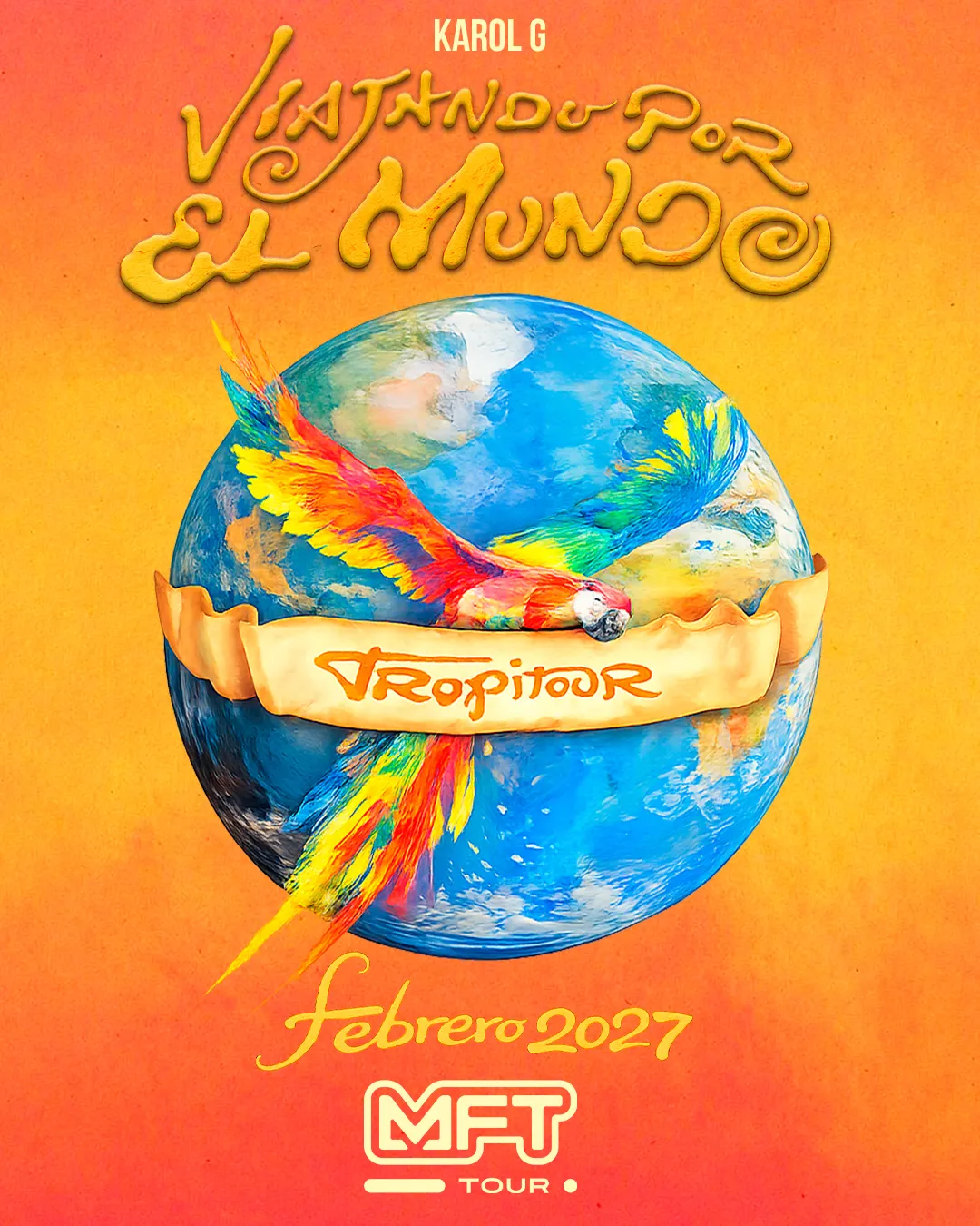 KAROL G 2026 & 2027 tour poster